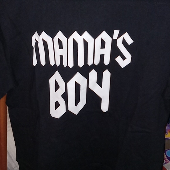 The Children's Place-Black "Mama's Boy" Short Sleeve Tee-(XXL)16 - Picture 2 of 4